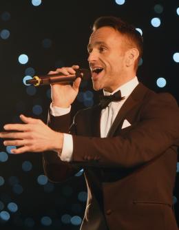 Our very own James Bond mid song in our Bond themed show